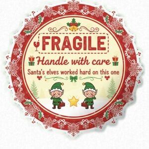 60CT custom Fragile Sticker